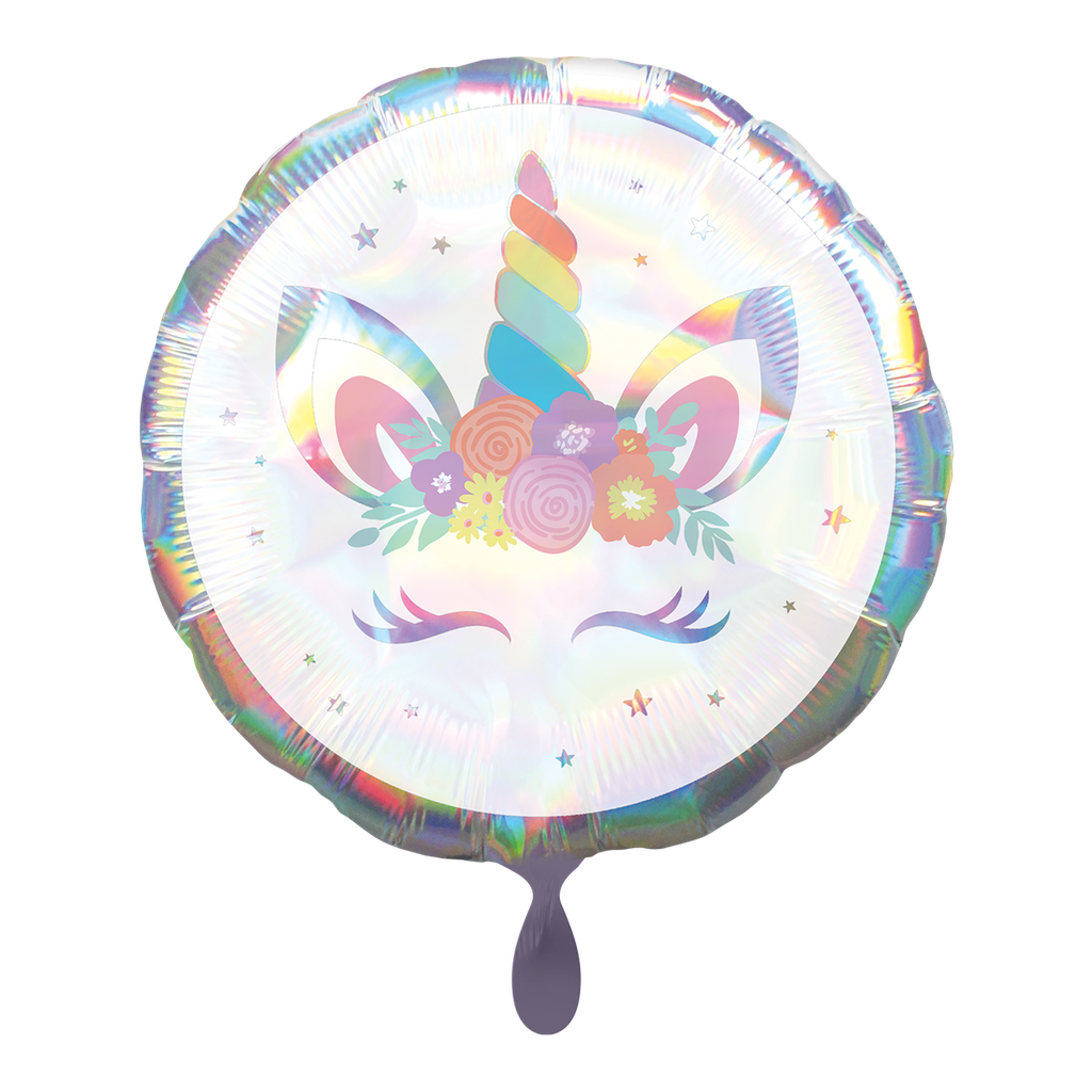 Einhorn Schimmernd - Unicorn Party Iridescent XXL Ballon Folienballon 71cm