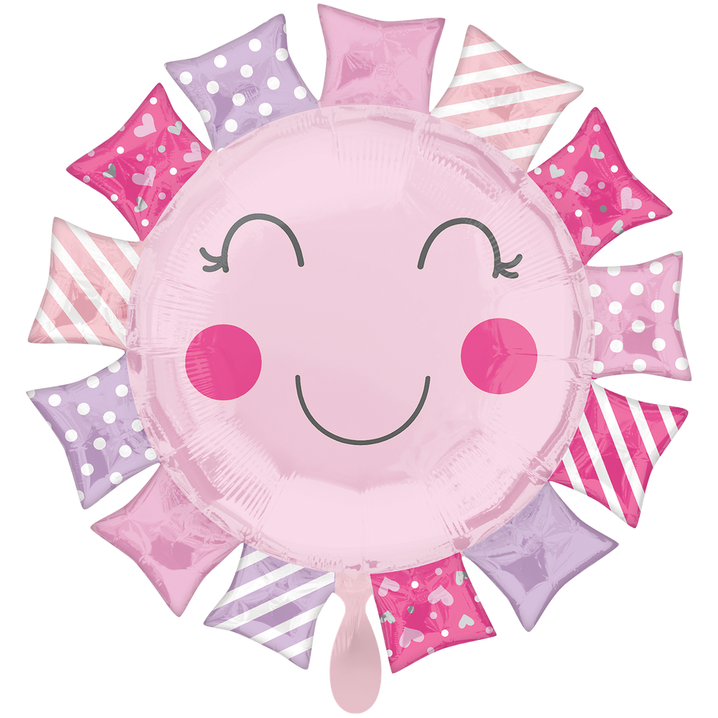 Sonnenschein Mädchen - Baby Girl Sunshine Geburt Birthday Ballon Folienballon 68cm