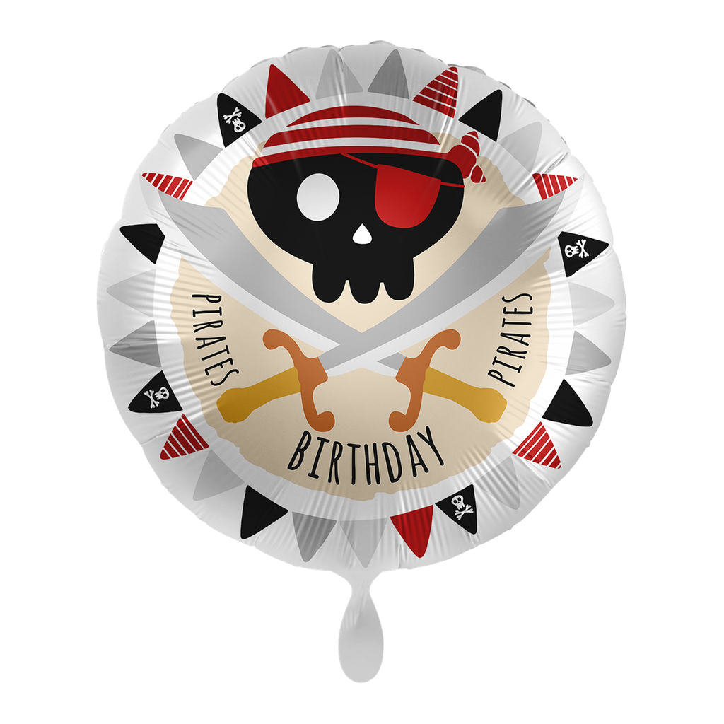 Geburtstag Pirat - Pirates Party Ballon Folienballon 43cm