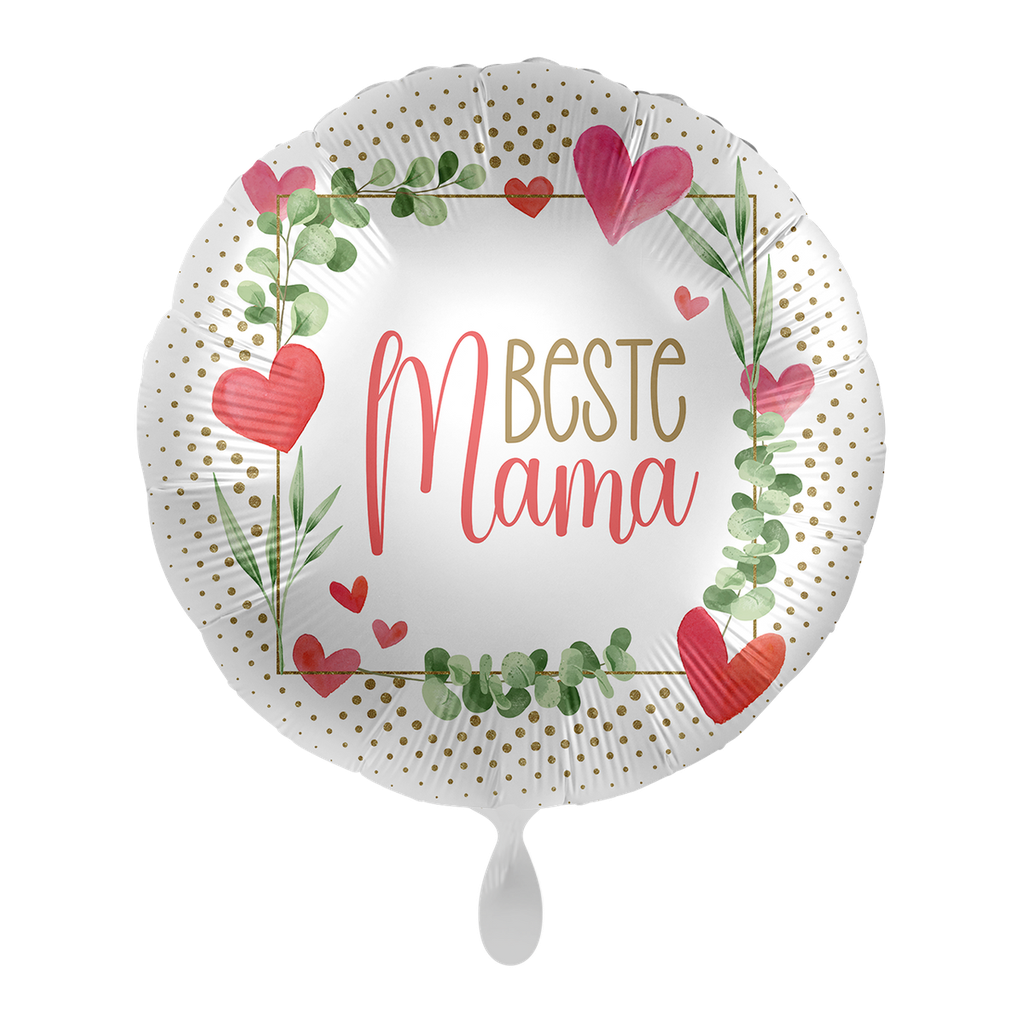Beste Mama - Happy Mother's Day Ballon Folienballon 43cm