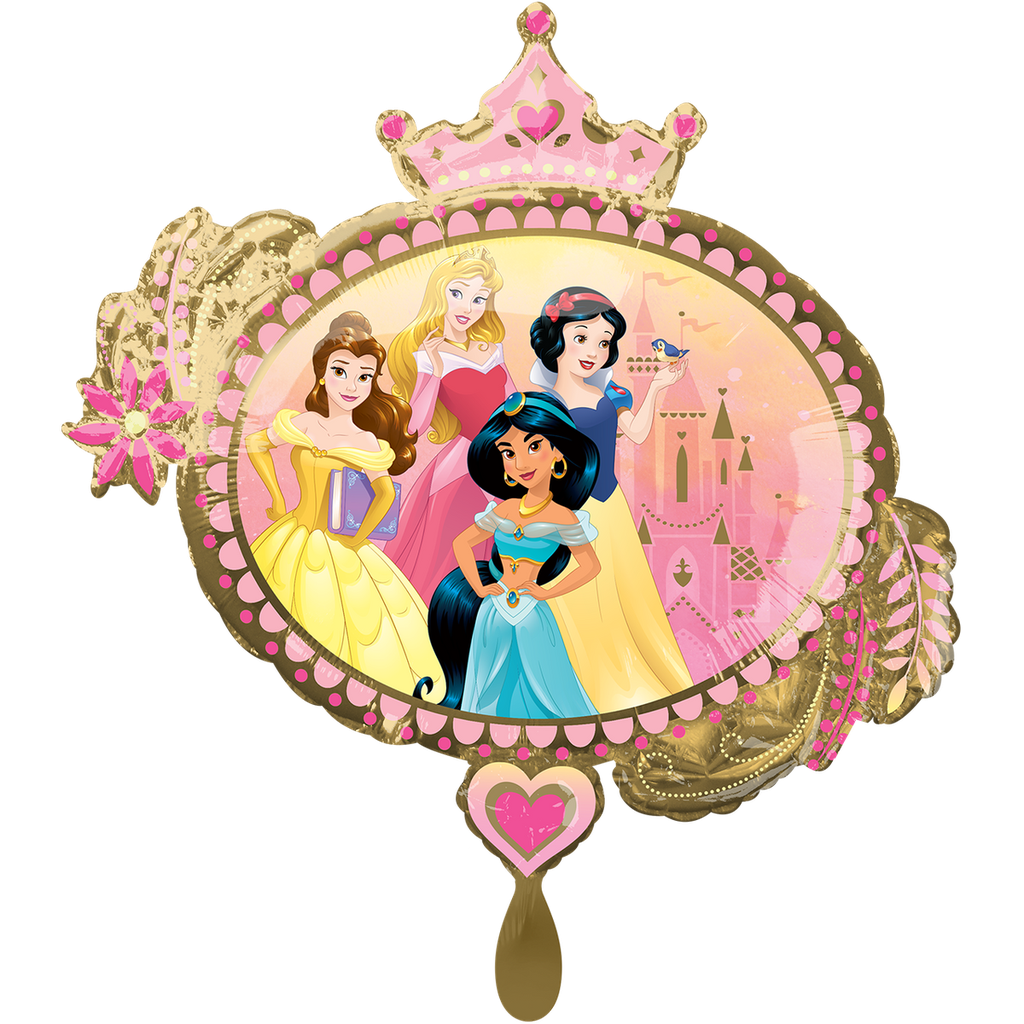 Disney Prinzessinnen XXL Ballon - Princess Folienballon 86x81cm