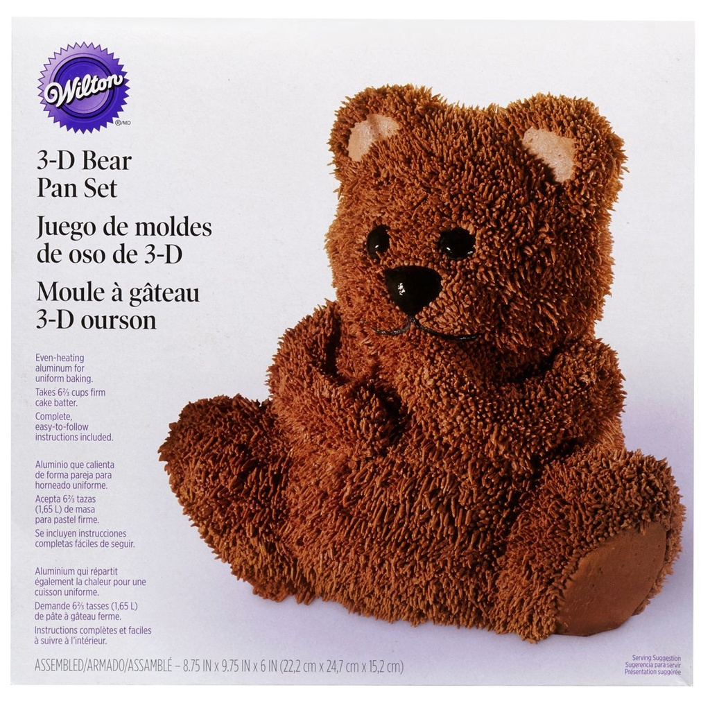 Wilton Stand-Up Cuddly Bear Pan Set - Bär Backform