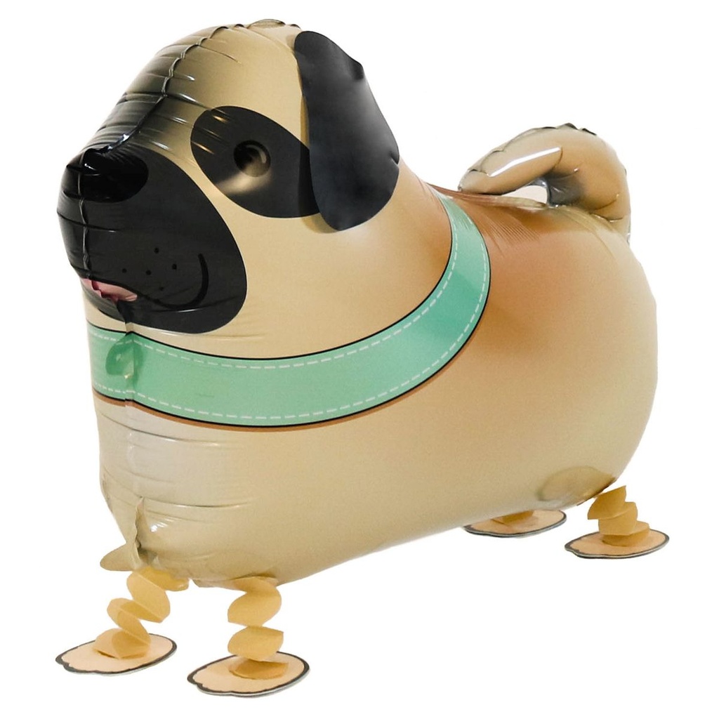 Hund - Buddie Walking Ballon Folienballon 60x43cm