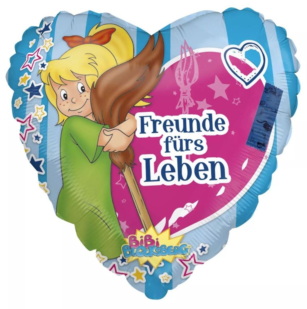 Bibi Blocksberg Freunde fürs Leben - Ballon Folienballon 45cm