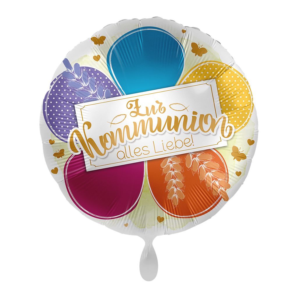 Kommunion Blume - Holy Communion Flower Ballon Folienballon 43cm