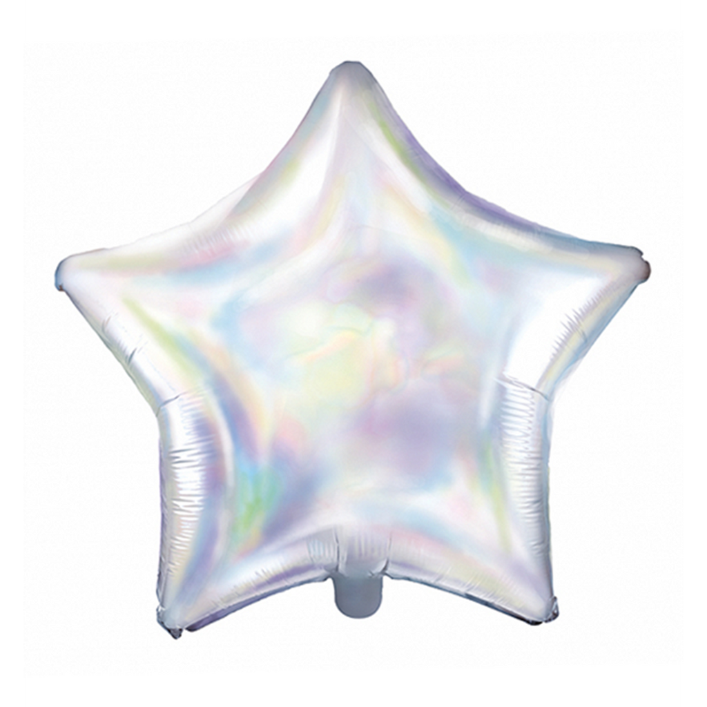 Schimmernder Stern Ballon in Iridescent - Folienballon 48 cm