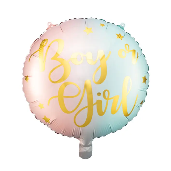 Boy or Girl - Gender Reveal Ballon Folienballon 43cm