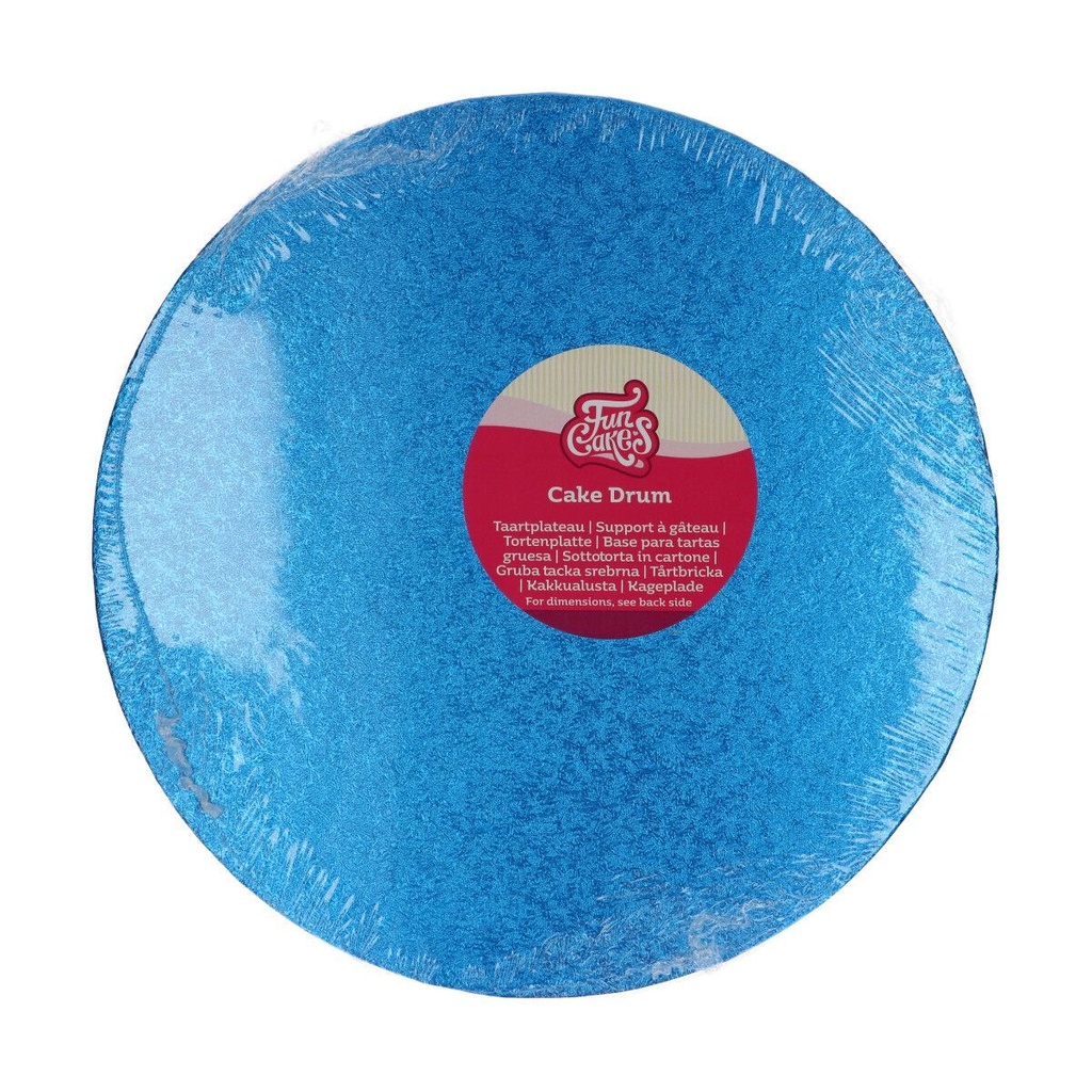 FunCakes Tortenplatte / Cakeboard Rund Ø 30,5cm - Blau