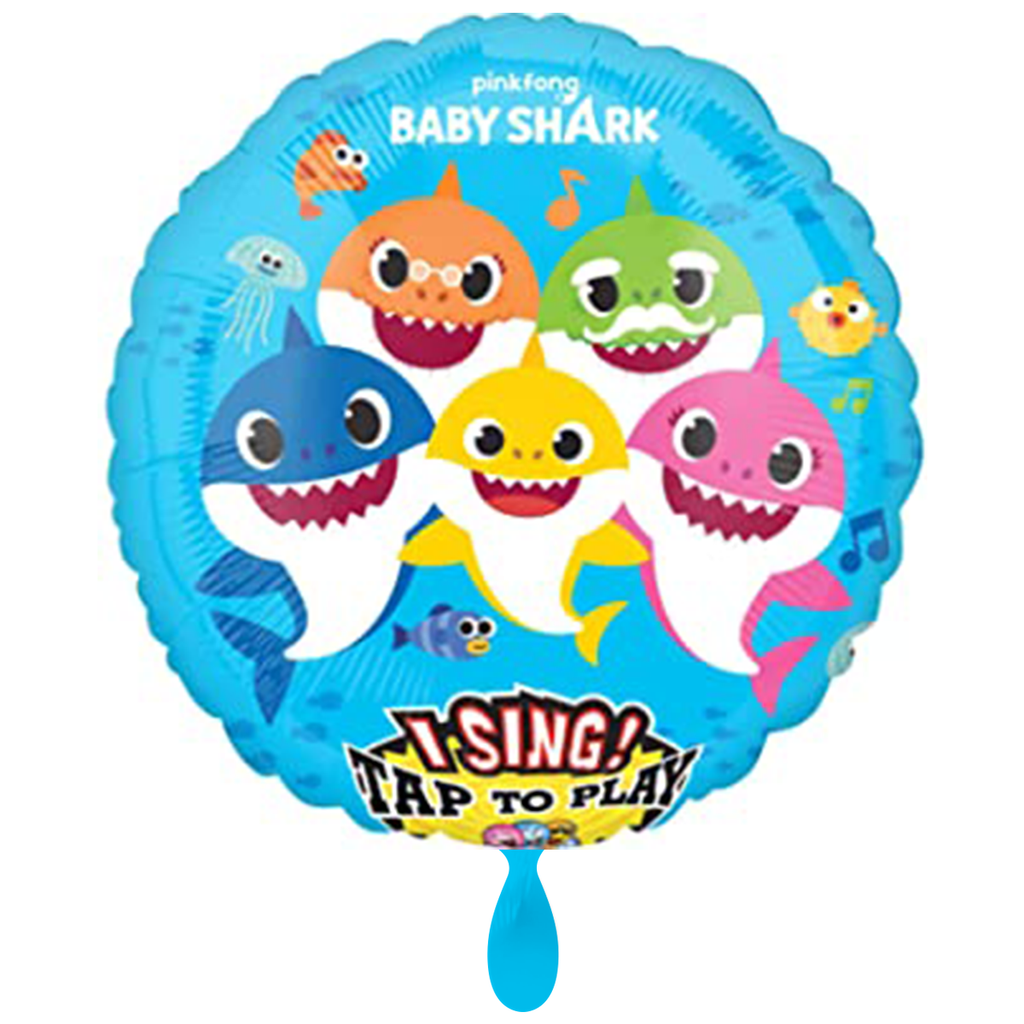 Baby Shark Musikballon Ballon - Folienballon 71cm