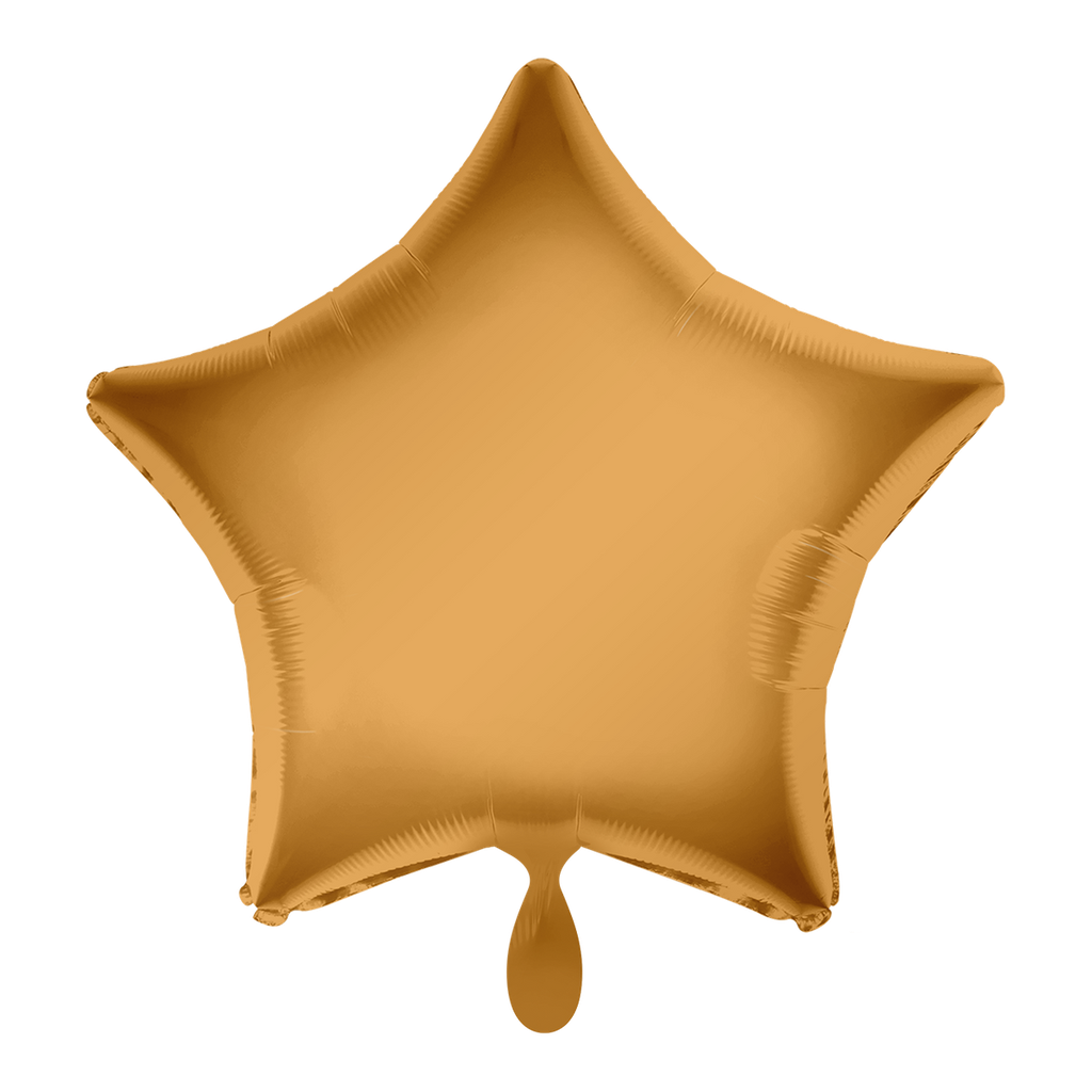 Stern Ballon in Gold - Folienballon 48cm