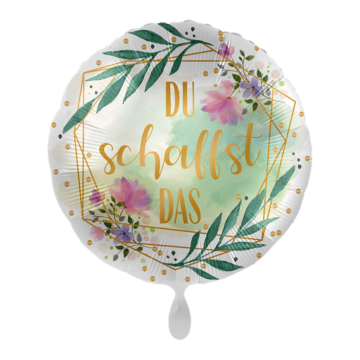 [70873K] Du schaffst das Wünsche  - Wunschballon Ballon Folienballon 43cm