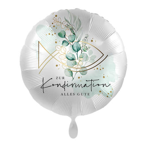 [81173-GER] Konfirmation Glückwunsch - Congrats Konfirmationsballon Ballon Folienballon 43cm