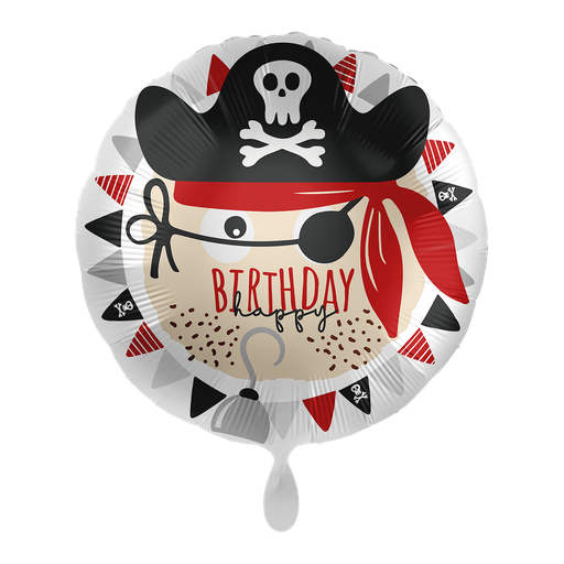 [70299K] Geburtstag Pirat - Peaky Pirate Party Ballon Folienballon 43cm