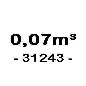 [0,07m³ (70 Liter)] Ballongas 0,07m³