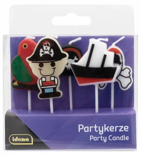 [50090] Partykerzen Piraten Kuchenkerzen - 5 Kerzen