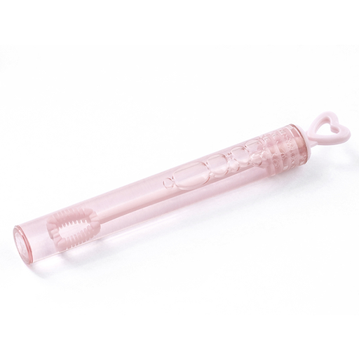 [BMH48-081 -1] Hochzeitsseifenblasen mit Herzgriff in rosa