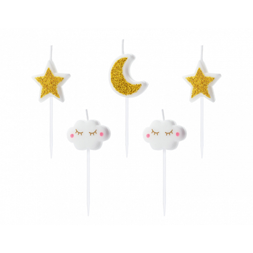 [SCS-5] Little Star Figurenkerzen Happy Birthday Kerzen Kuchenkerzen