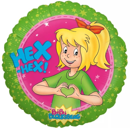 [PF Bibi Blocksberg 2] Bibi Blocksberg Hex Hex - Ballon Folienballon 45cm