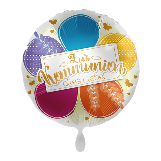 [5406K] Kommunion Blume - Holy Communion Flower Ballon Folienballon 43cm