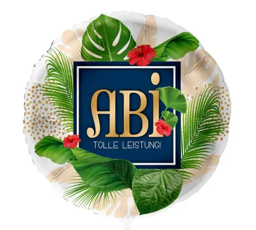 [3331K] ABI Tolle Leistung Ballon - Folienballon 43cm