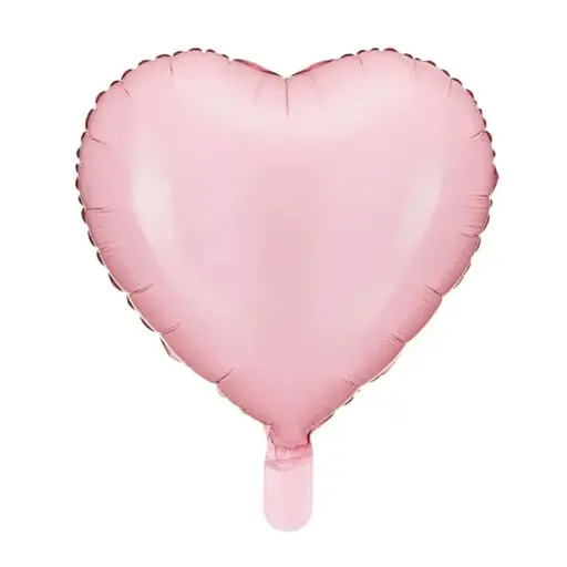 [FB9P-081J] Herz Ballon in Silber Ballon Folienballon 45cm