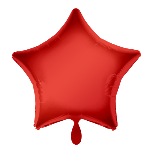 [3058401] Stern Ballon in Rot - Folienballon 43 cm